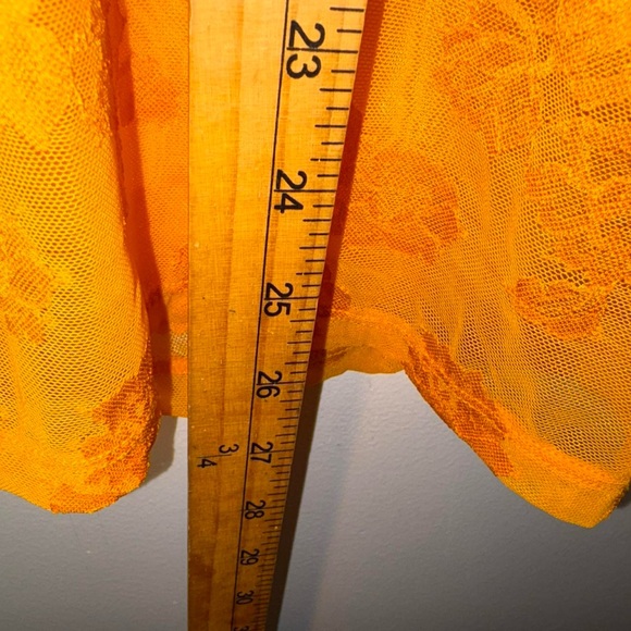Savage X Fenty Bright Orange Lace Top Dress - Picture 6 of 9